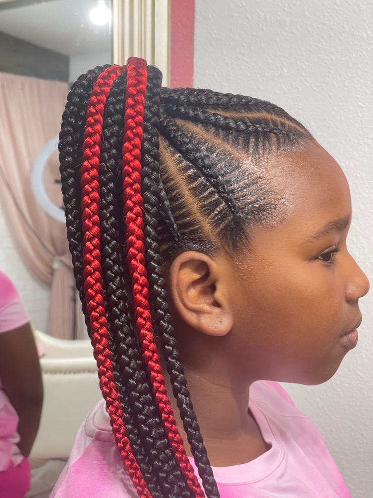 Feed-in Ponytail