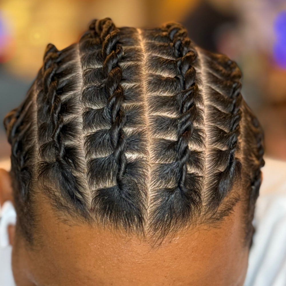 6 Flat Twists at Braids And Spa in Naples, FL