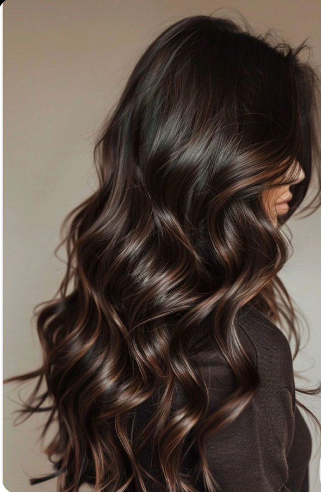 Hot Chocolate Brunette at Emerald Hair Studio in Waynesville, NC