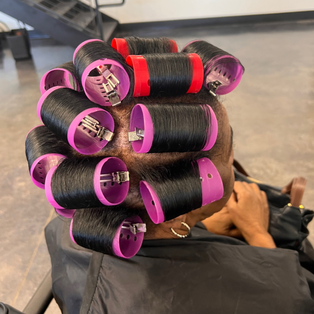Roller Set at Tamed by Talor in Thibodaux, LA