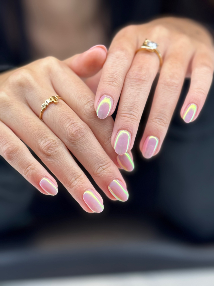 Chrome nails at Kawaii Nail Guy in Mason, OH