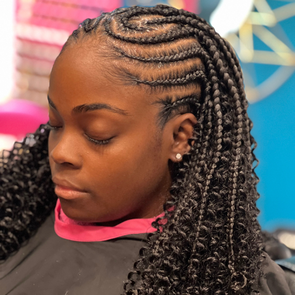 Medium Feed In + Crochet at Hair By Alexicia LLC in Brandywine, MD