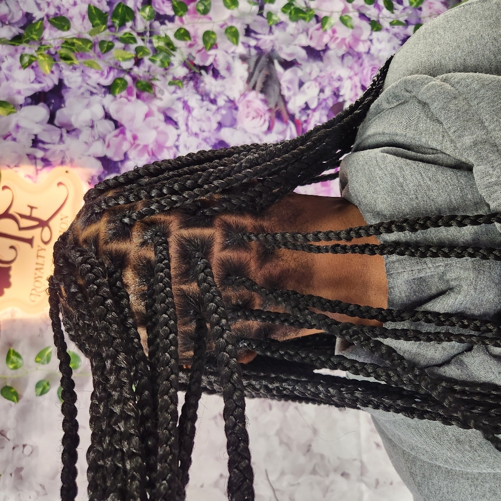 Medium  Box Braids at Royalty Envision Salon&spa llc in Tobyhanna, PA