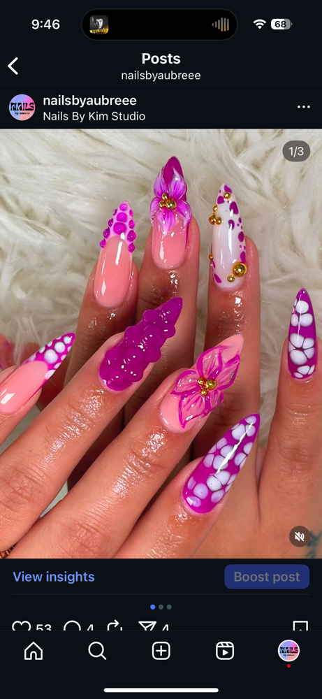 Acrylic Fill Tier 3 at Divine Design Lux Nail Bar in Springfield, MO