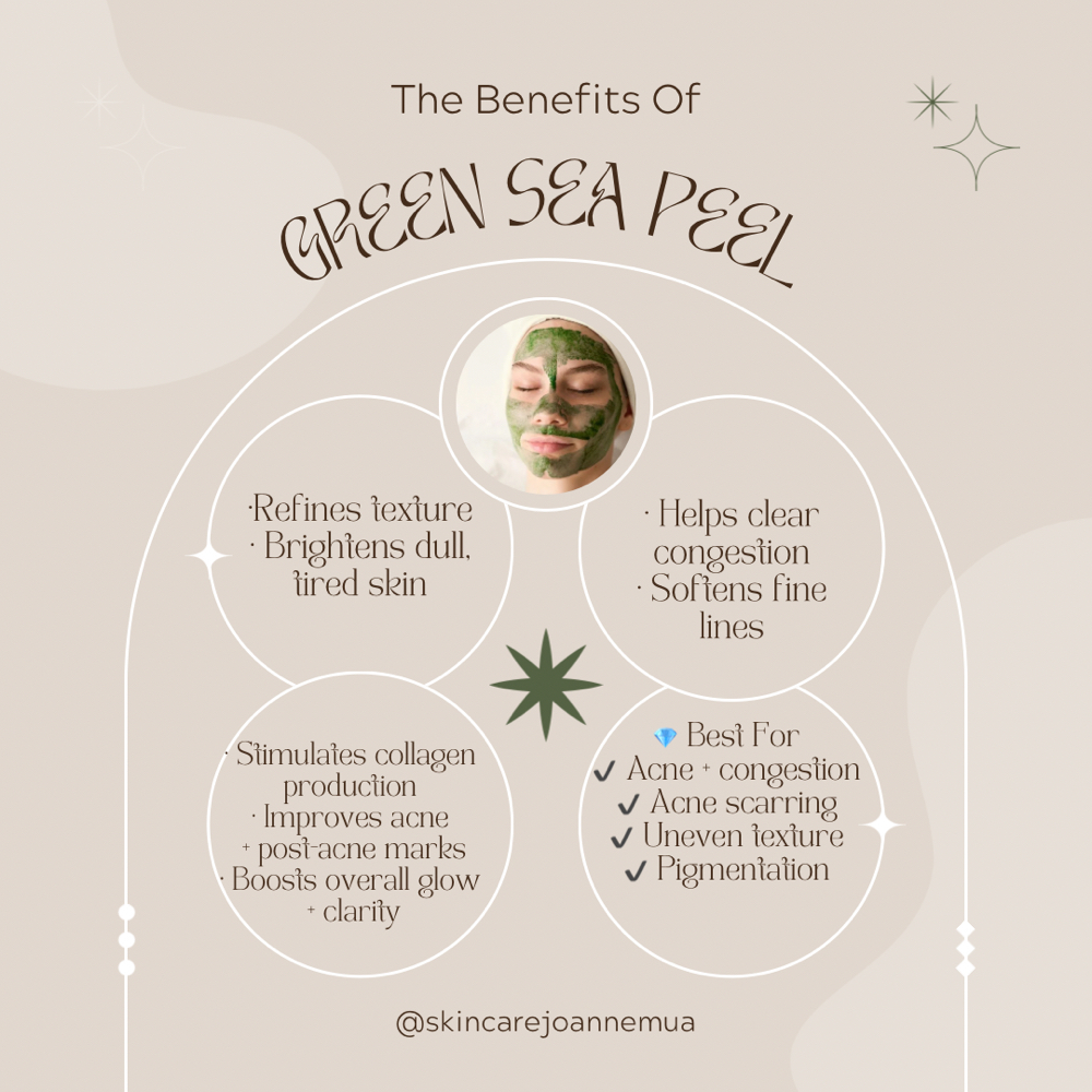 Green Sea Peel at The Powder Room By Joanne, LLC in Whittier, CA