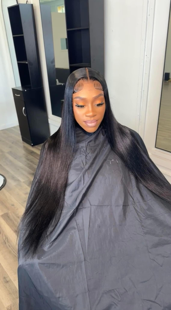 frontal wig Install