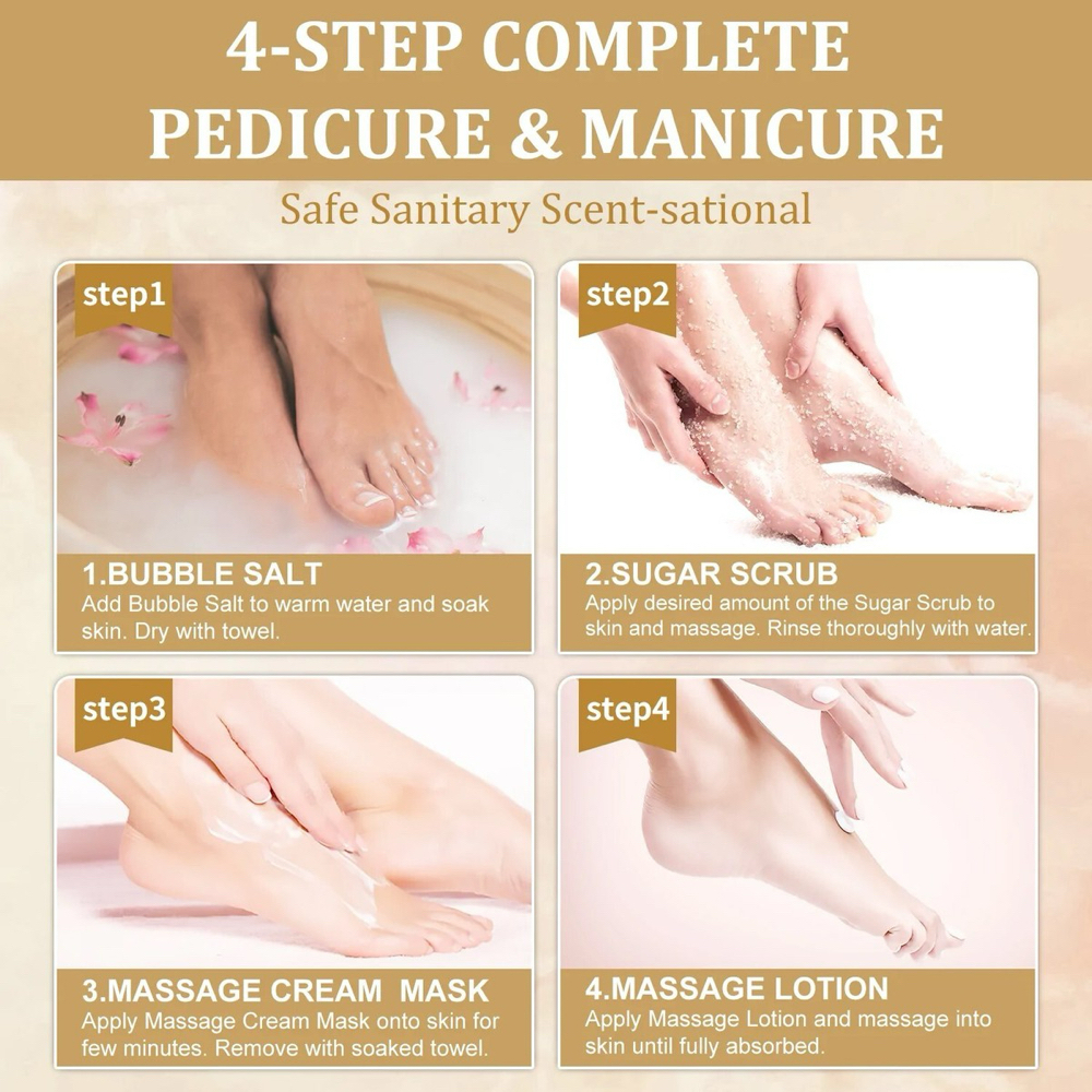 ✨ Deluxe Pedicure at Shi’s Nails & Spa in Greensboro, NC