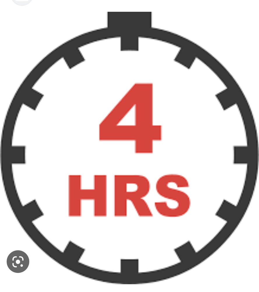 4 Hours Service