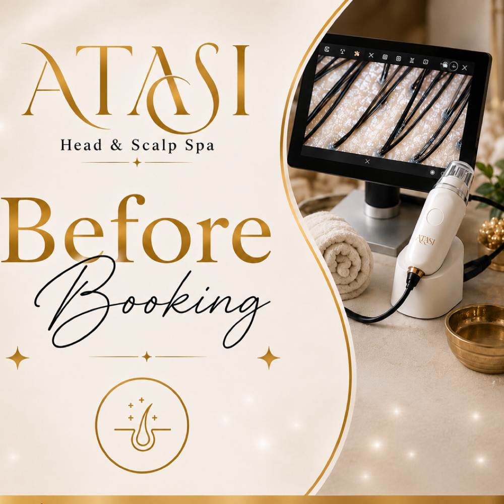 BEFORE BOOKING Corrective Treatment at ATASI Head & Scalp Spa in Frisco, TX