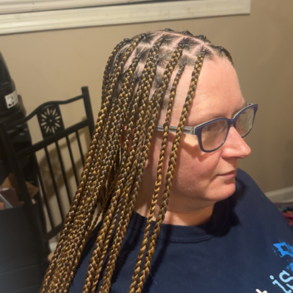 Small Braids at Glow Up in Millington, TN