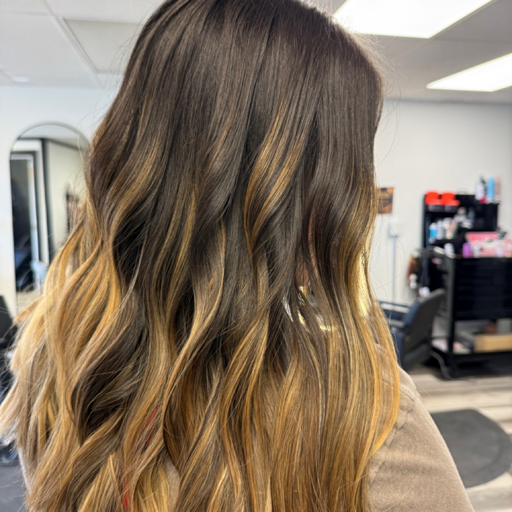 Balayage with Hailey at Grand Ave Beauty Co. in Beloit, WI