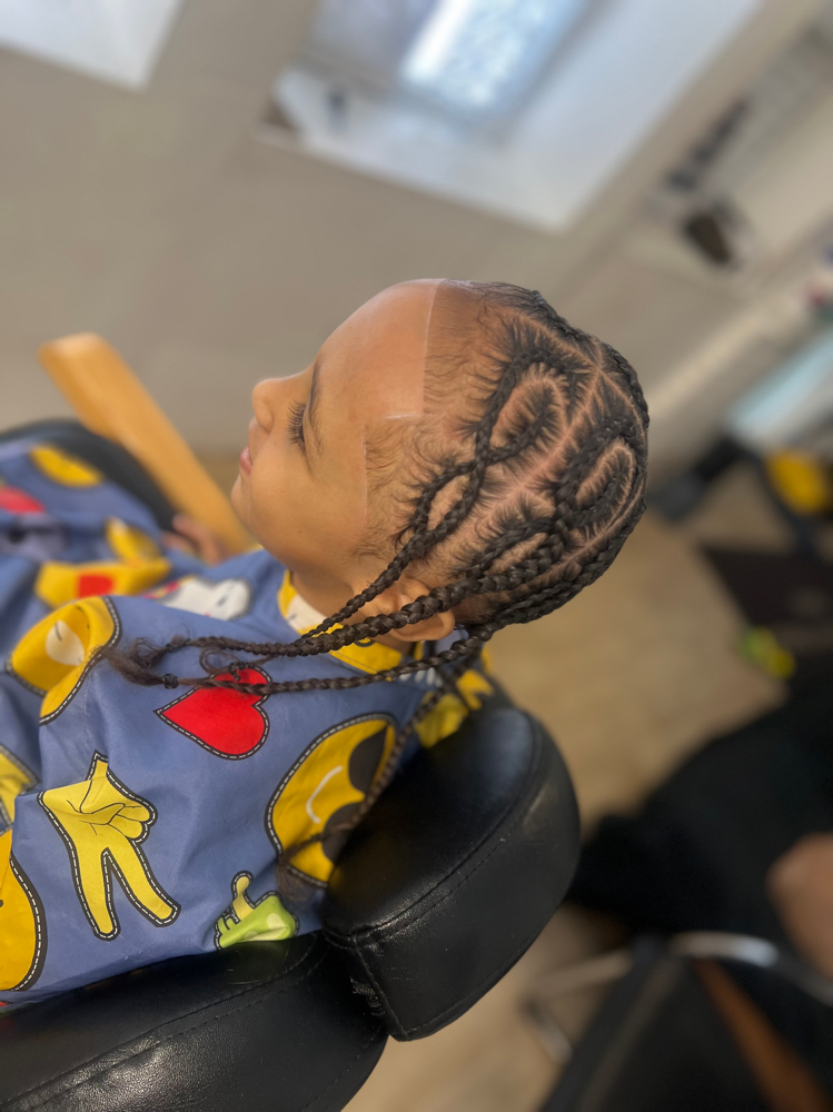KIDS Boy Braids at Hair By La in Akron, OH