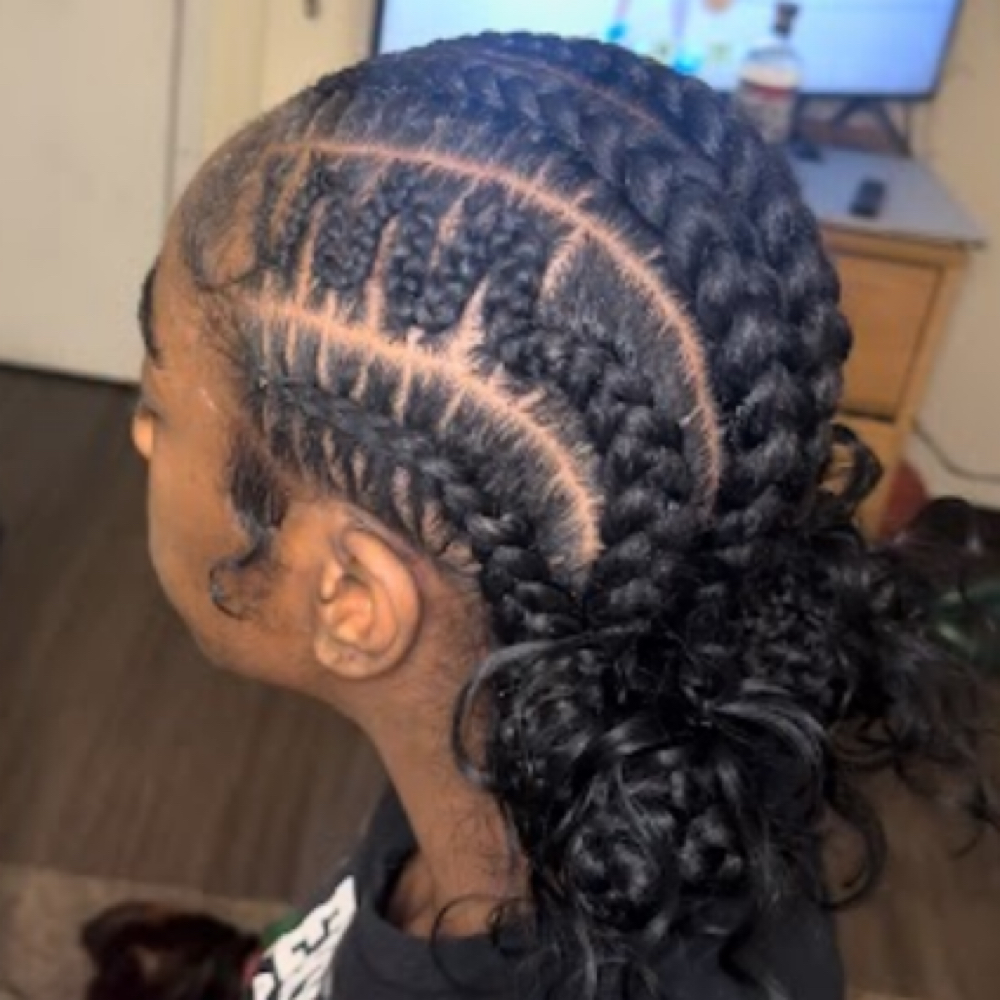Large Feedin w/design at HairByZhordanReignn in Smyrna, TN