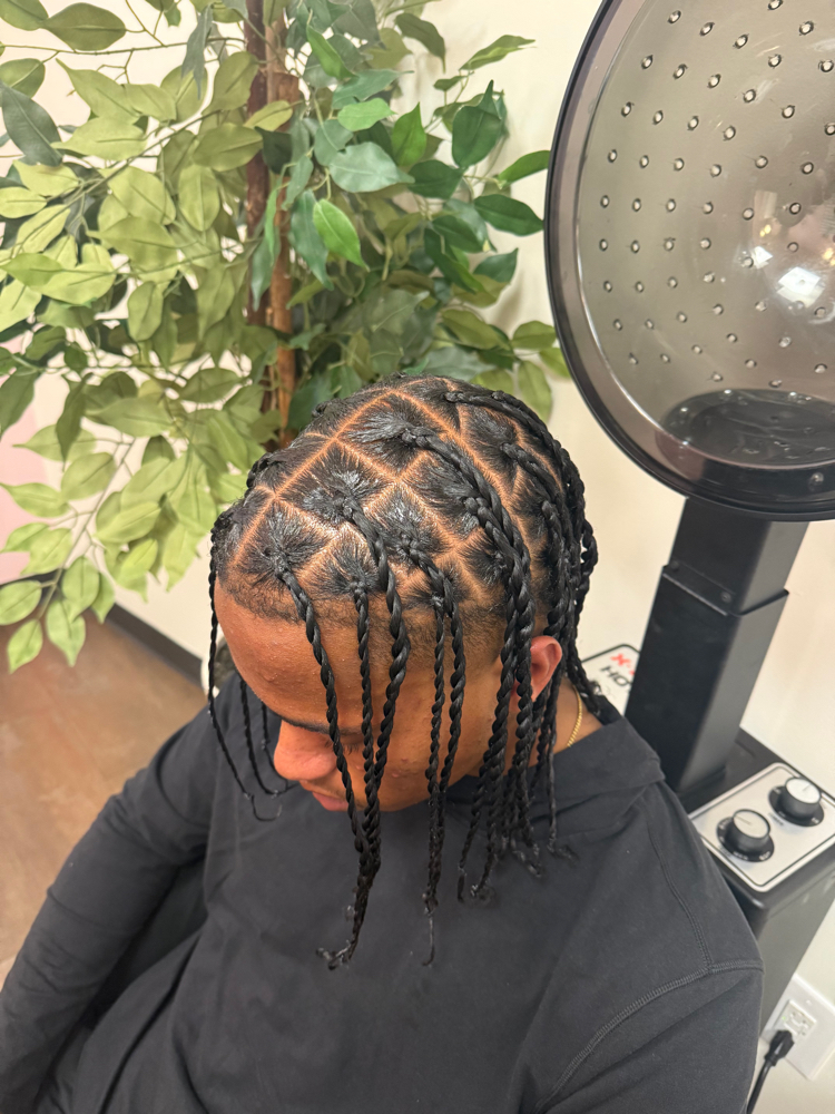 Men Shoulder Length Twist
