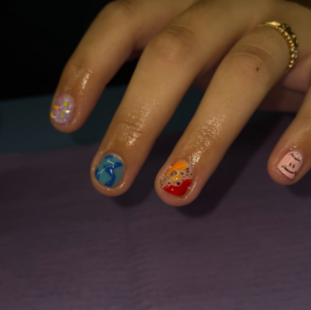 Simple Nail Art/ per nail at MiyahTheTech in Schererville, IN