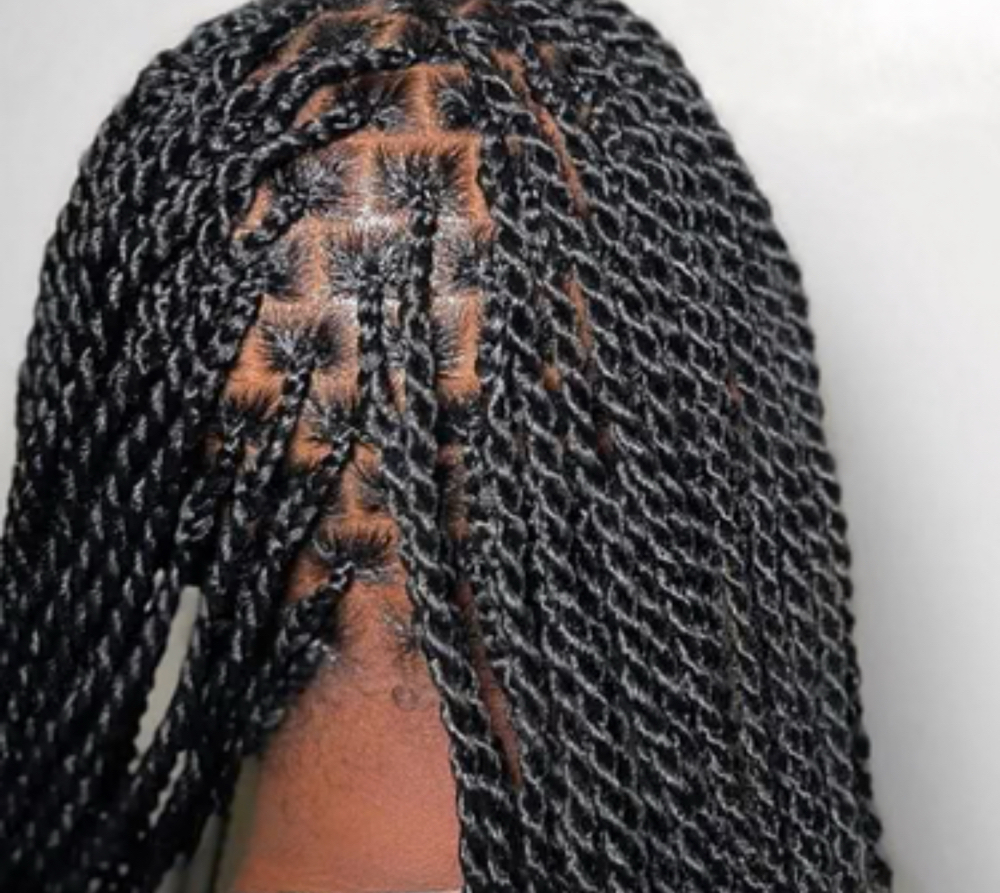 Mid Back Sml Senegalese Twist