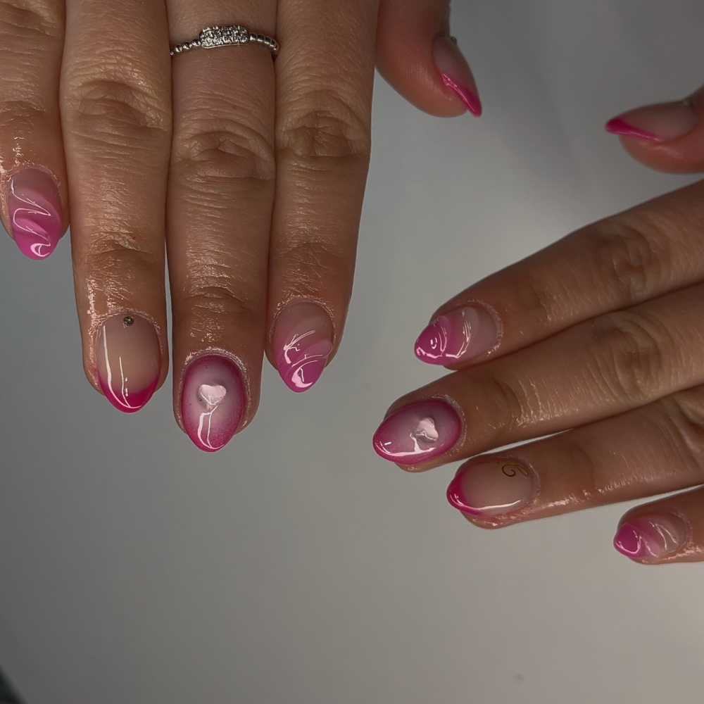 Acrylic Overlay on Natural Nail