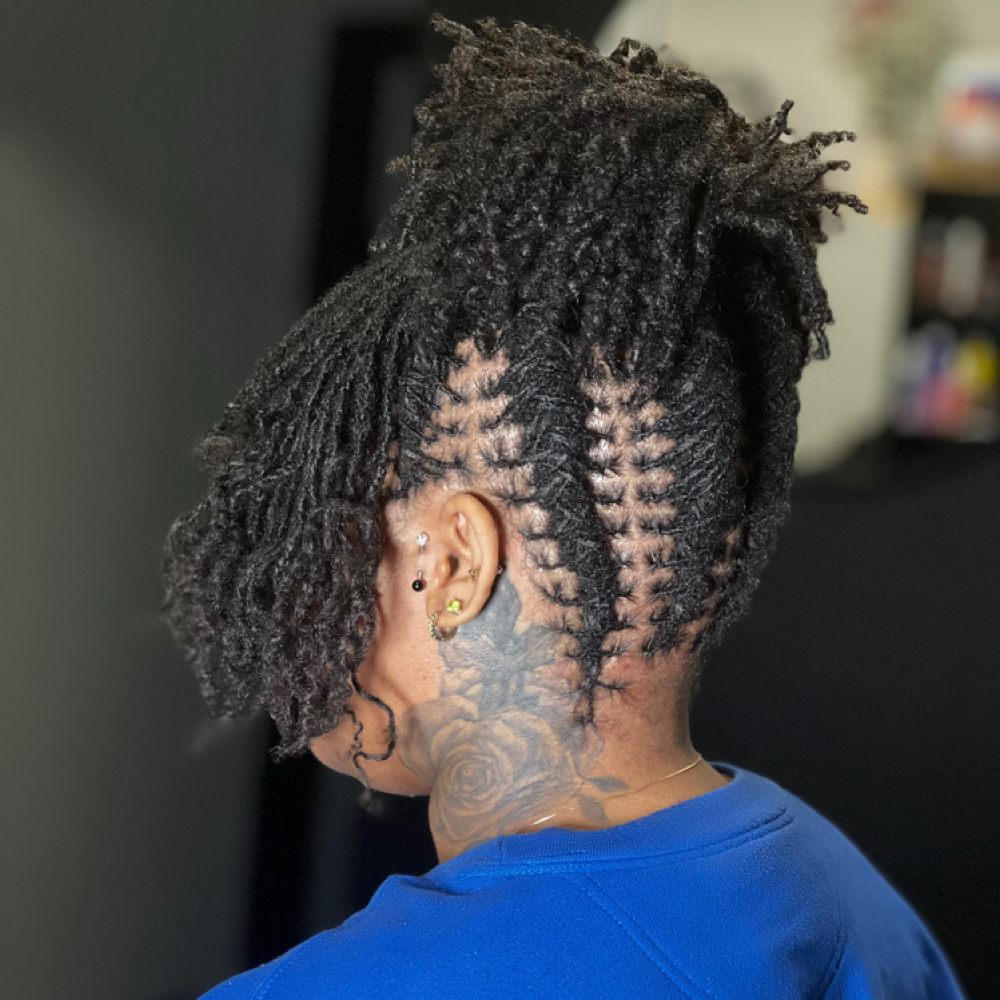 microloc styles at Byrd’s Braids in Crestwood, IL