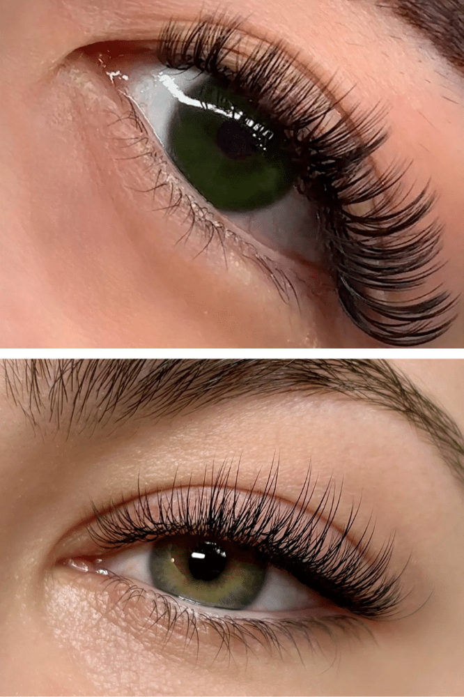 Hybrid Eyelash Extensions