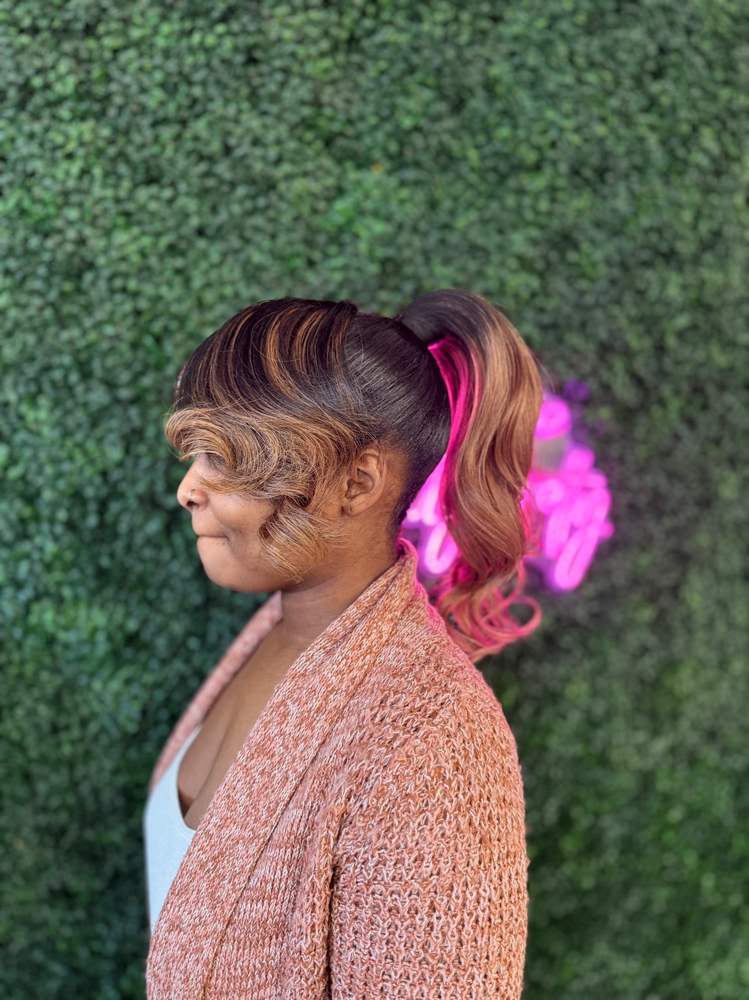 Invisible Ponytail Style