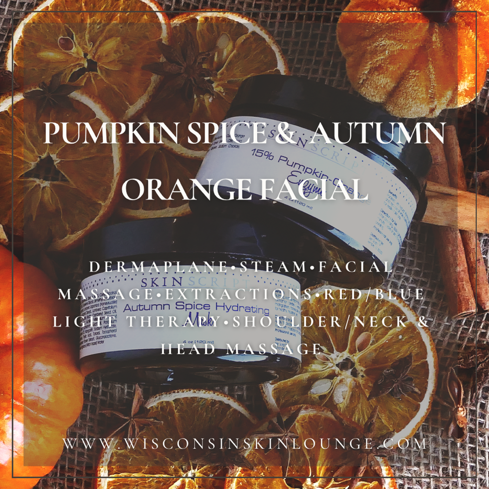 Pumpkin Spice & Autumn Orange Facial