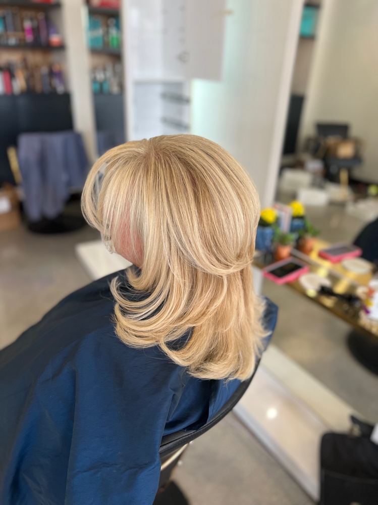 Full Highlight, Haircut & Blow-Dry
