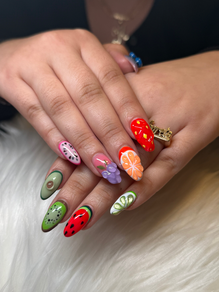 Add On- Fruit Nail Art 3D at Chic Claws in Chicago, IL