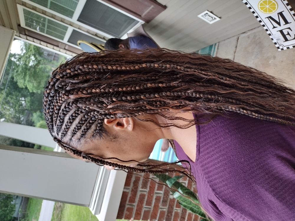 Fulani Braids or Tribal Braids