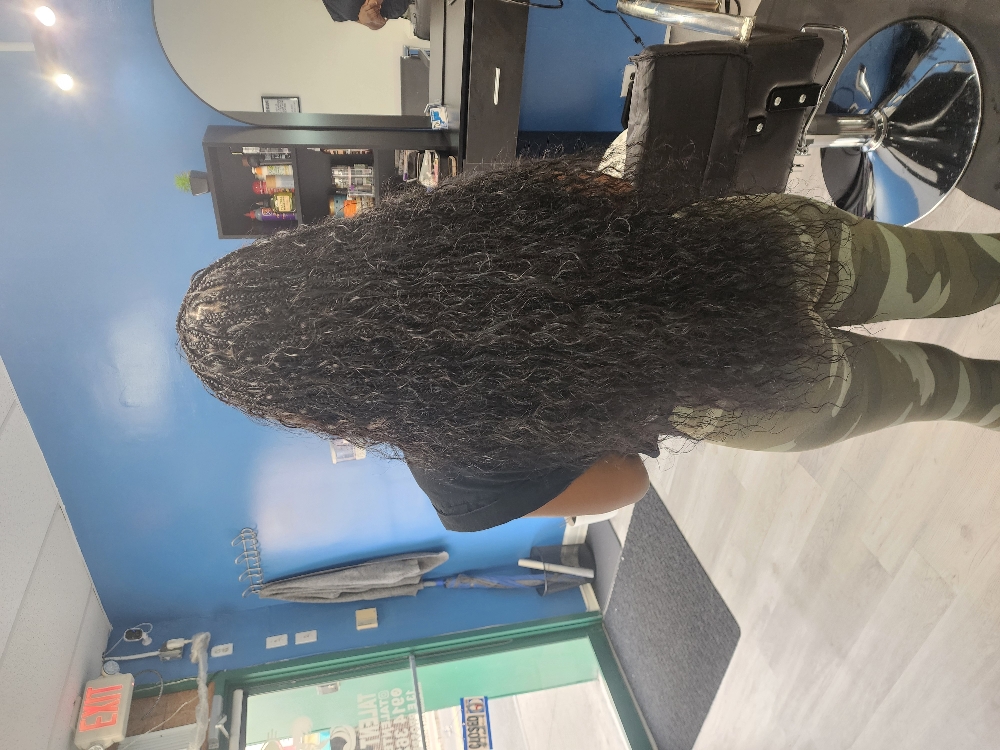 Bohemian  Knotless braids