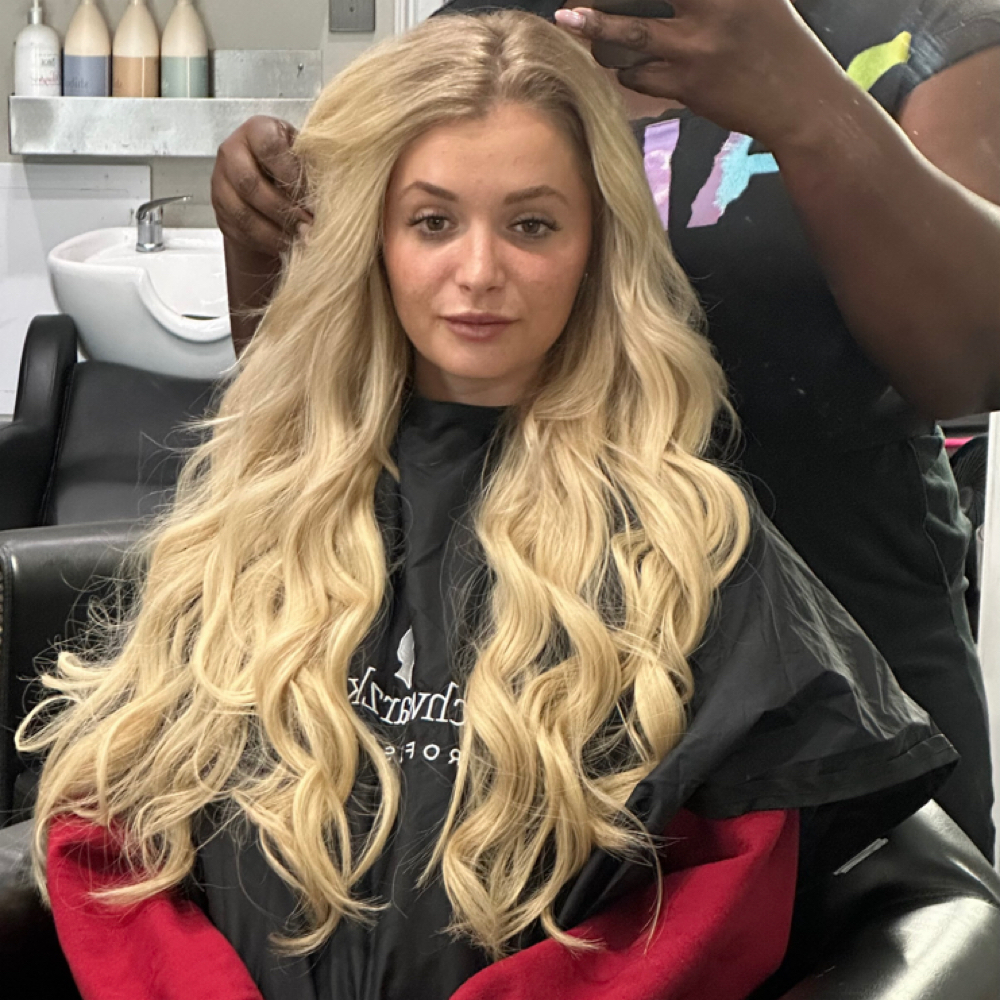 Blowout W/extensions at Wyss and Co Blowout Bar in Wesley Chapel, FL