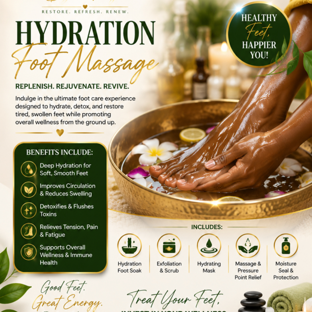 Hydrating Foot Treatment at Mind Body & Soul By Kaye in Houston, TX