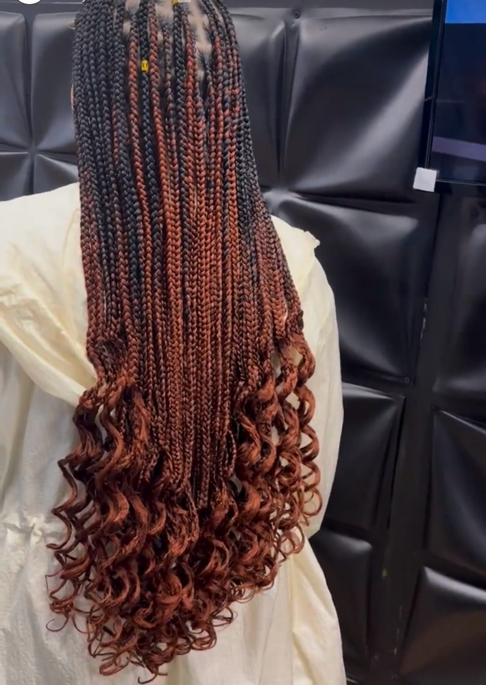 Full Back Length Box Braids