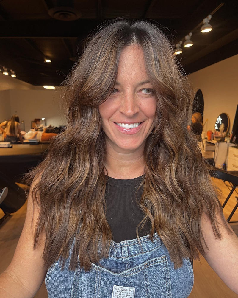 Hair Extension Consultation at Julia Voegeli in Wichita, KS