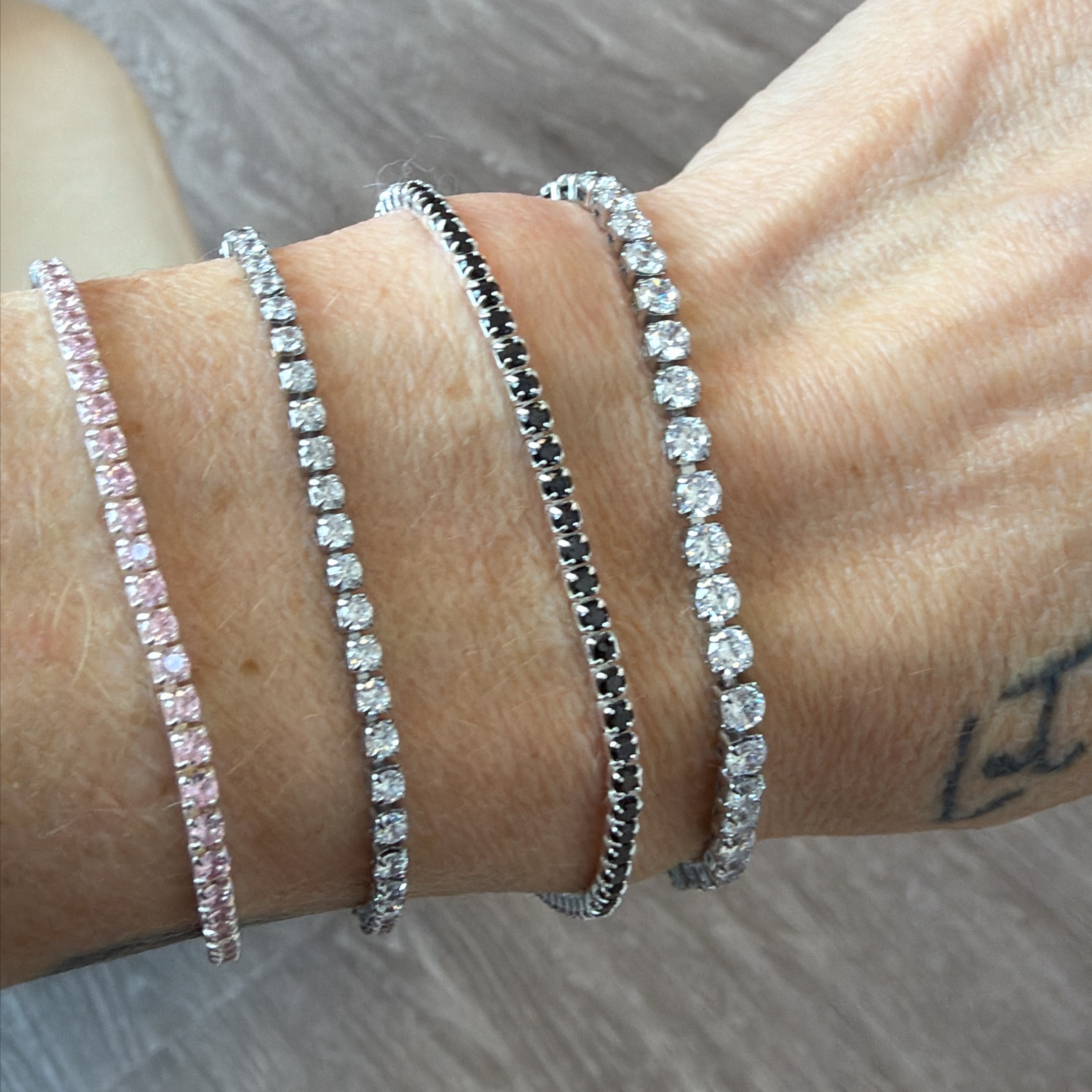 .925 S. Silver Tennis bracelet at Calm Creations Permanent Jewelry in Erie, PA