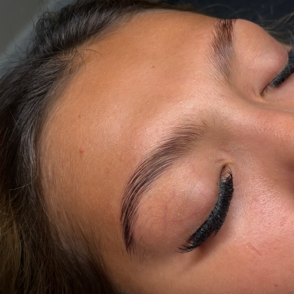 Brow lamination at Delaneys Beauty Vault in Alice, TX