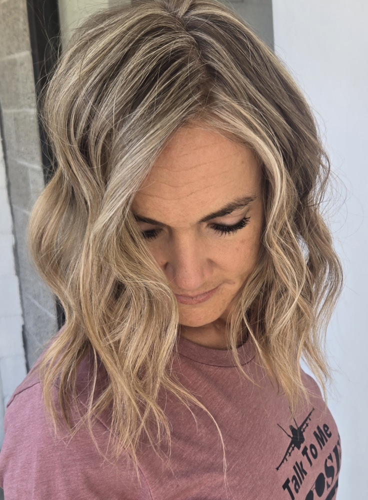 Partial Highlights Or Balayage