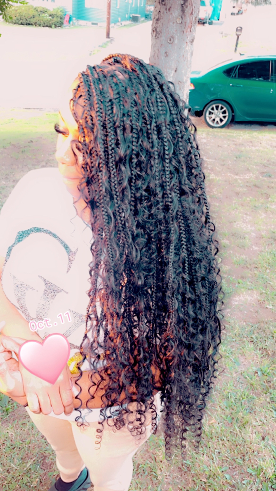 Celebrity Knotless Braids