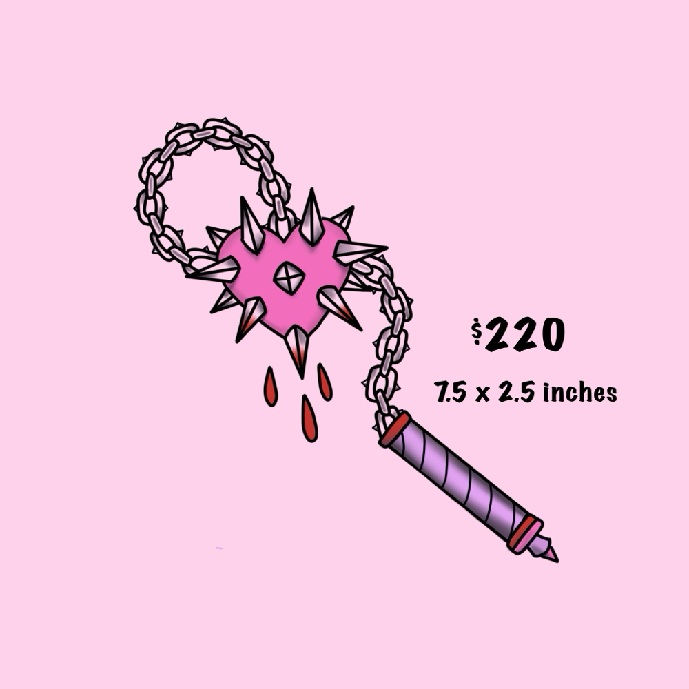 Mace tattoo Flash