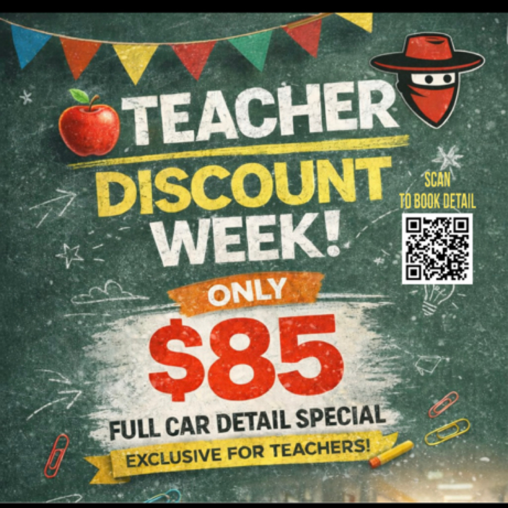 Teacher Appreciation at The Matador Mobile Detailing in Lubbock Texas, TX