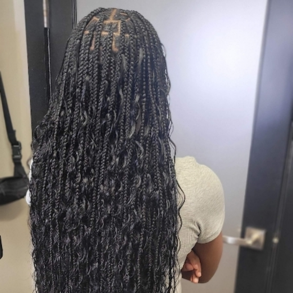 Boho Knotless Box Braids
