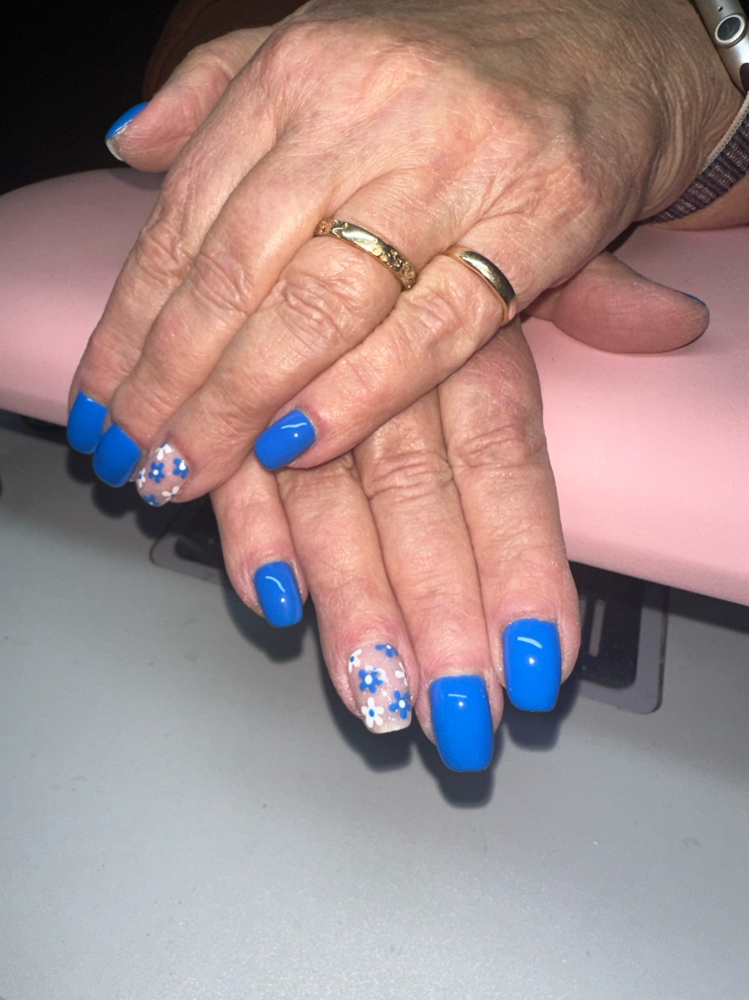Biab structured mani with brook