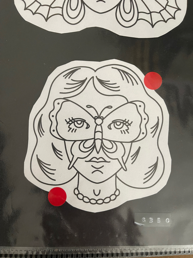 Butterfly Mask Lady