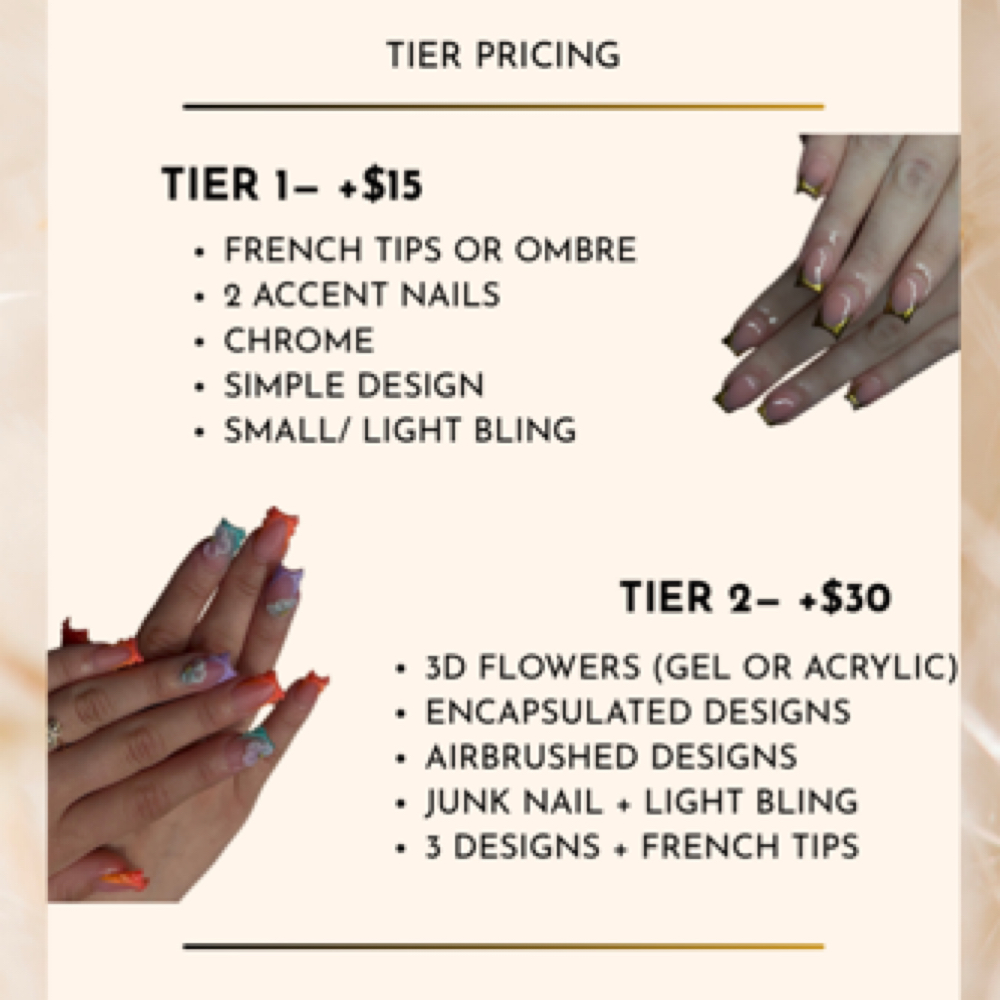 + TIER 2 at LuxuRae Nails in Lansing, MI