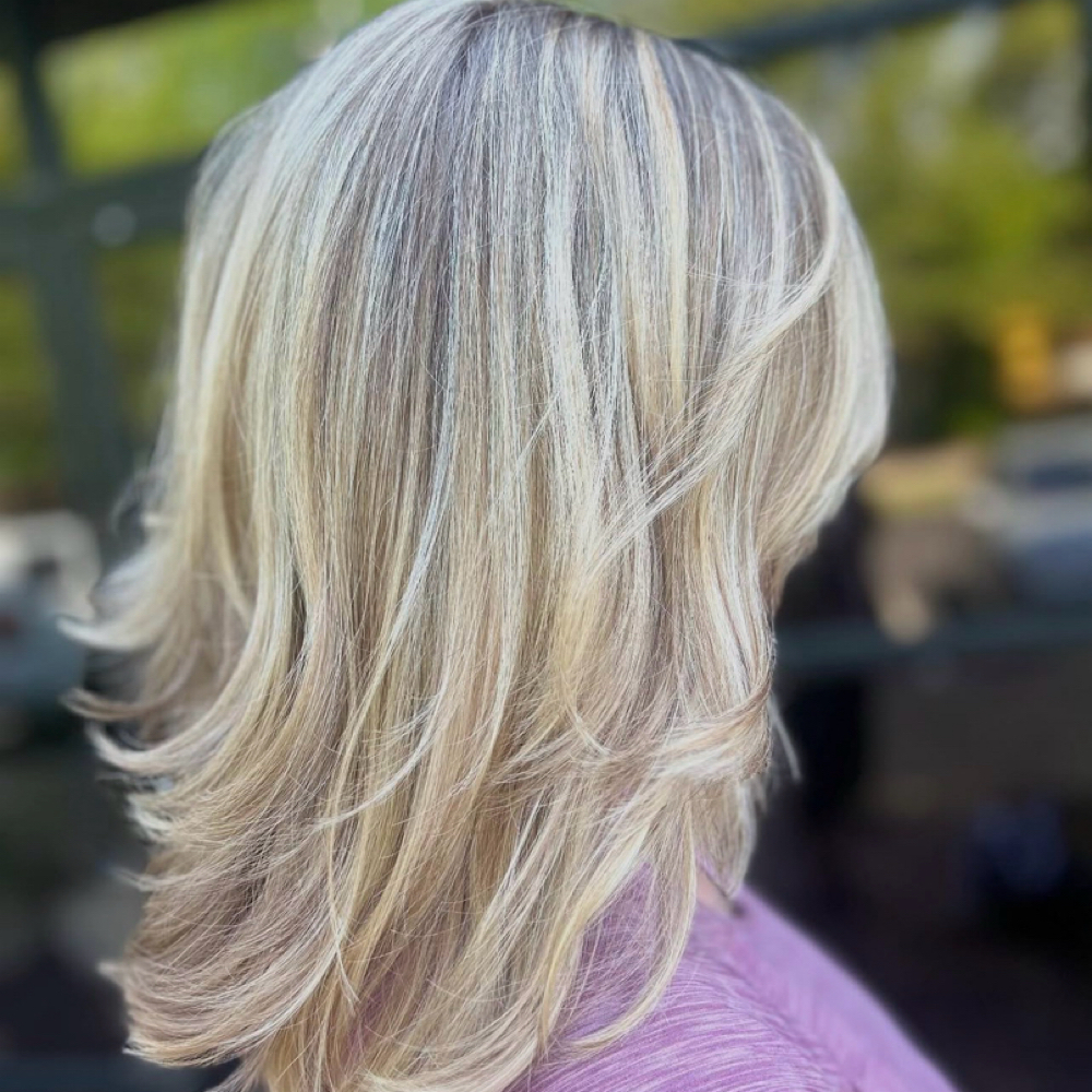 Medium Length Hair Cut at The Glam Edge in Chesapeake, VA