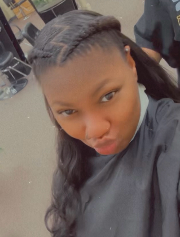 Half Feed-In/ Half Quick Weave