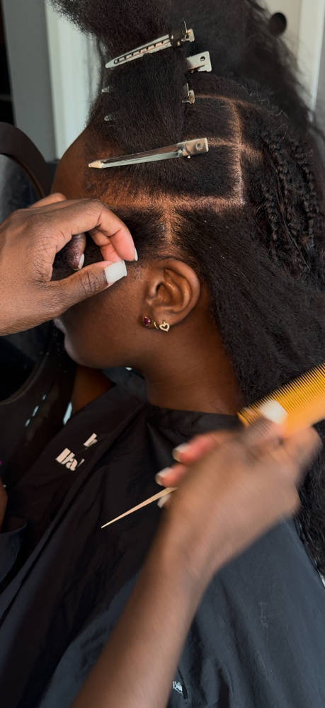 Knotless Braid Touch Up