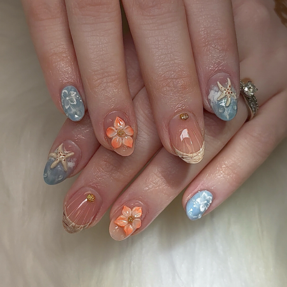 Nail Art (All 10 Fingers) at luxurynails_byjenny in Shelby, NC