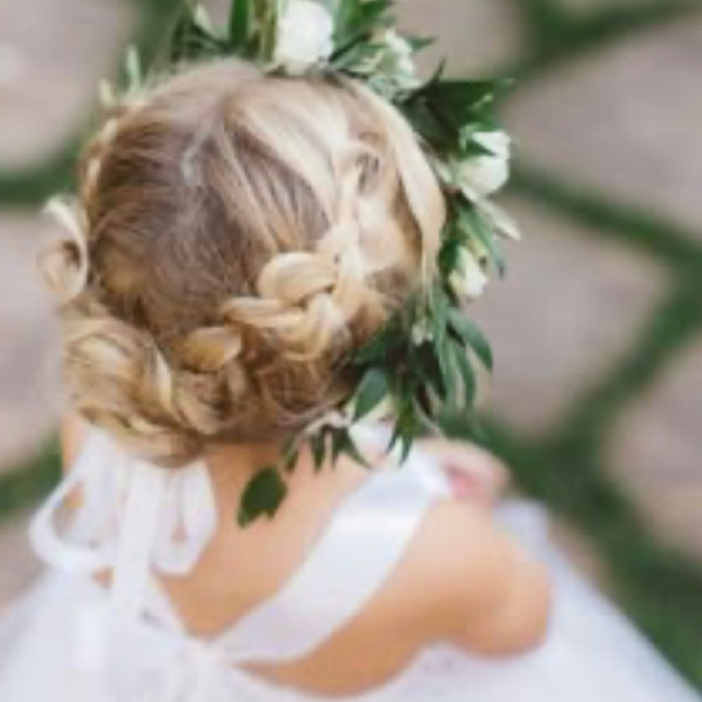Child Updo at Glossed. Hair Studio in Pasco, WA
