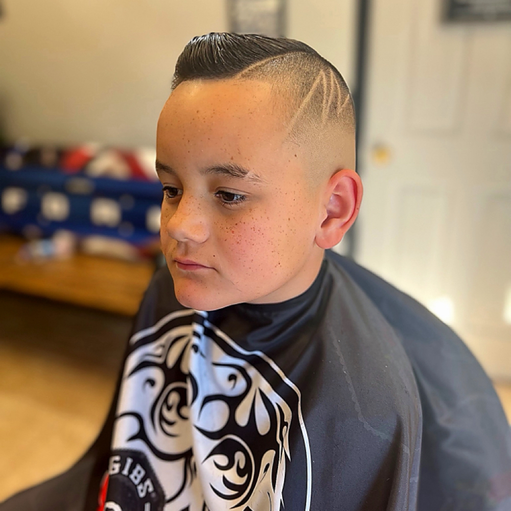 Kids Skin Fade (Under 12) at Grease & Glamour Garage in Lake havasu, AZ