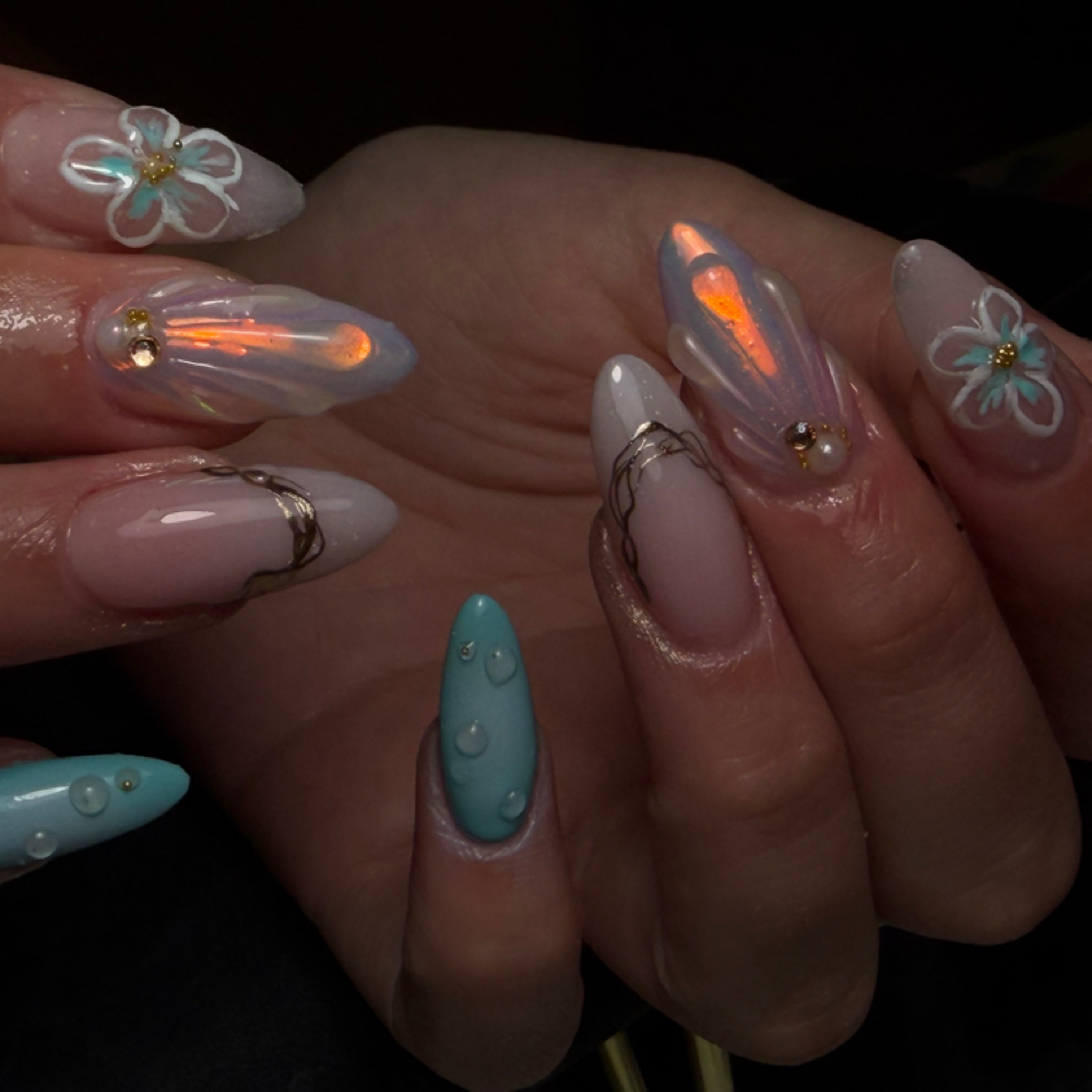 Acrylics at “Me Time” in Manchester, CT